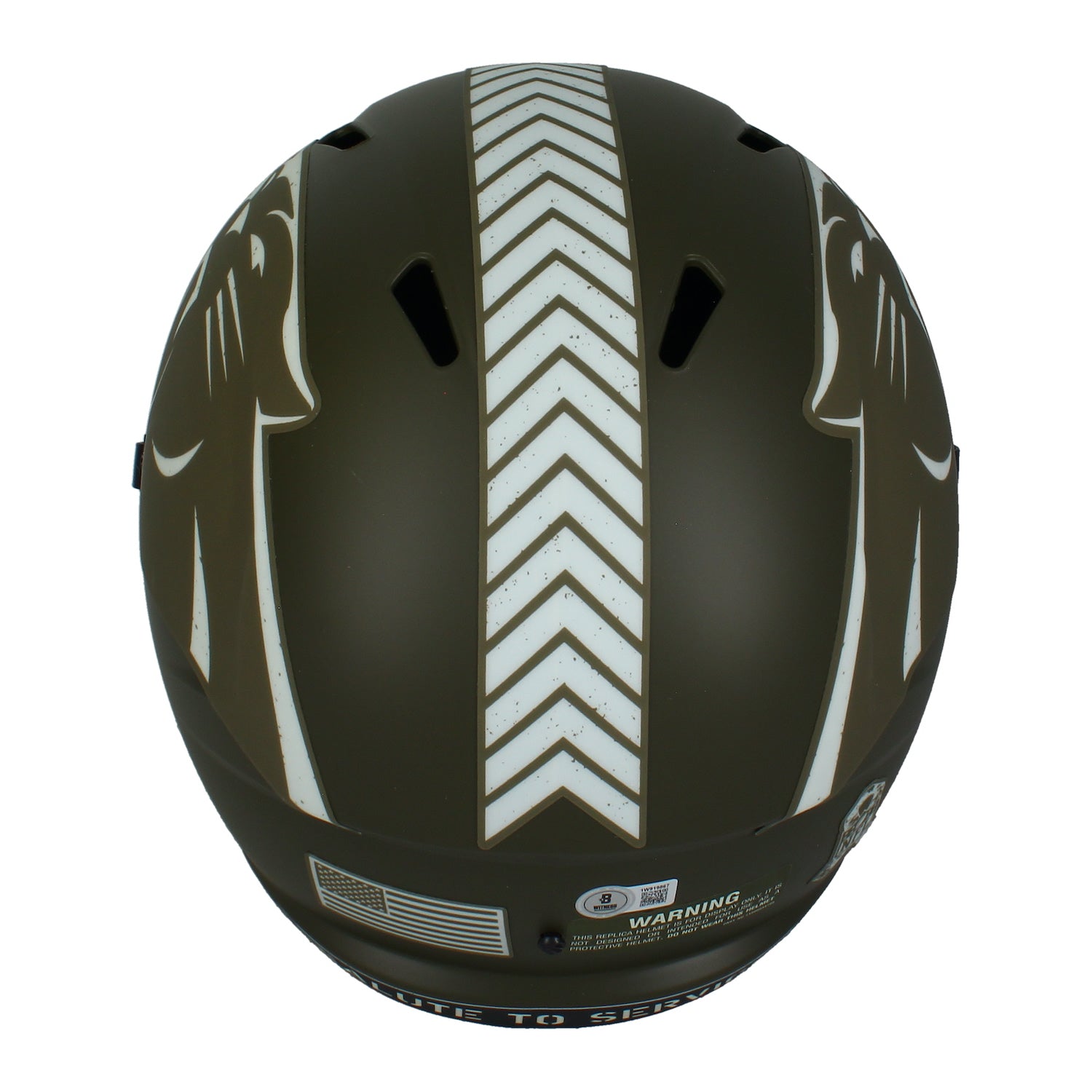 Xavier Leggette Autographed Carolina Panthers 2022 STS Full Size Speed Helmet Beckett