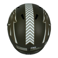 Xavier Leggette Autographed Carolina Panthers 2022 STS Full Size Speed Helmet Beckett