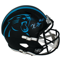 Xavier Leggette Autographed Carolina Panthers Alternate Full Size Speed Helmet Beckett
