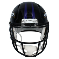 Jermaine Lewis Autographed Baltimore Ravens Speed Full Size Helmet Beckett