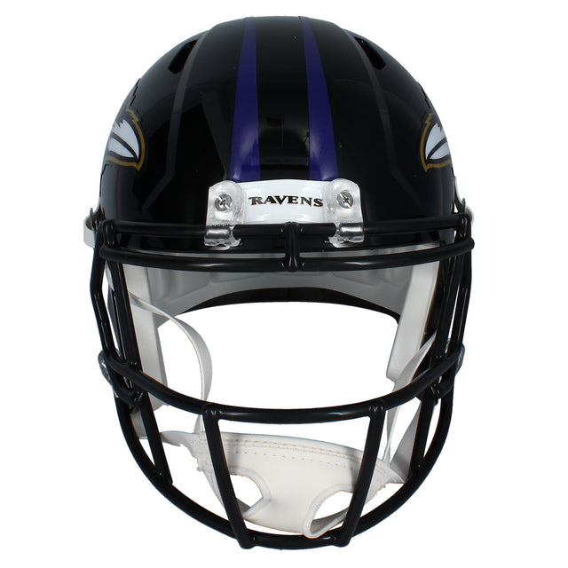 Jermaine Lewis Autographed Baltimore Ravens Speed Full Size Helmet Beckett