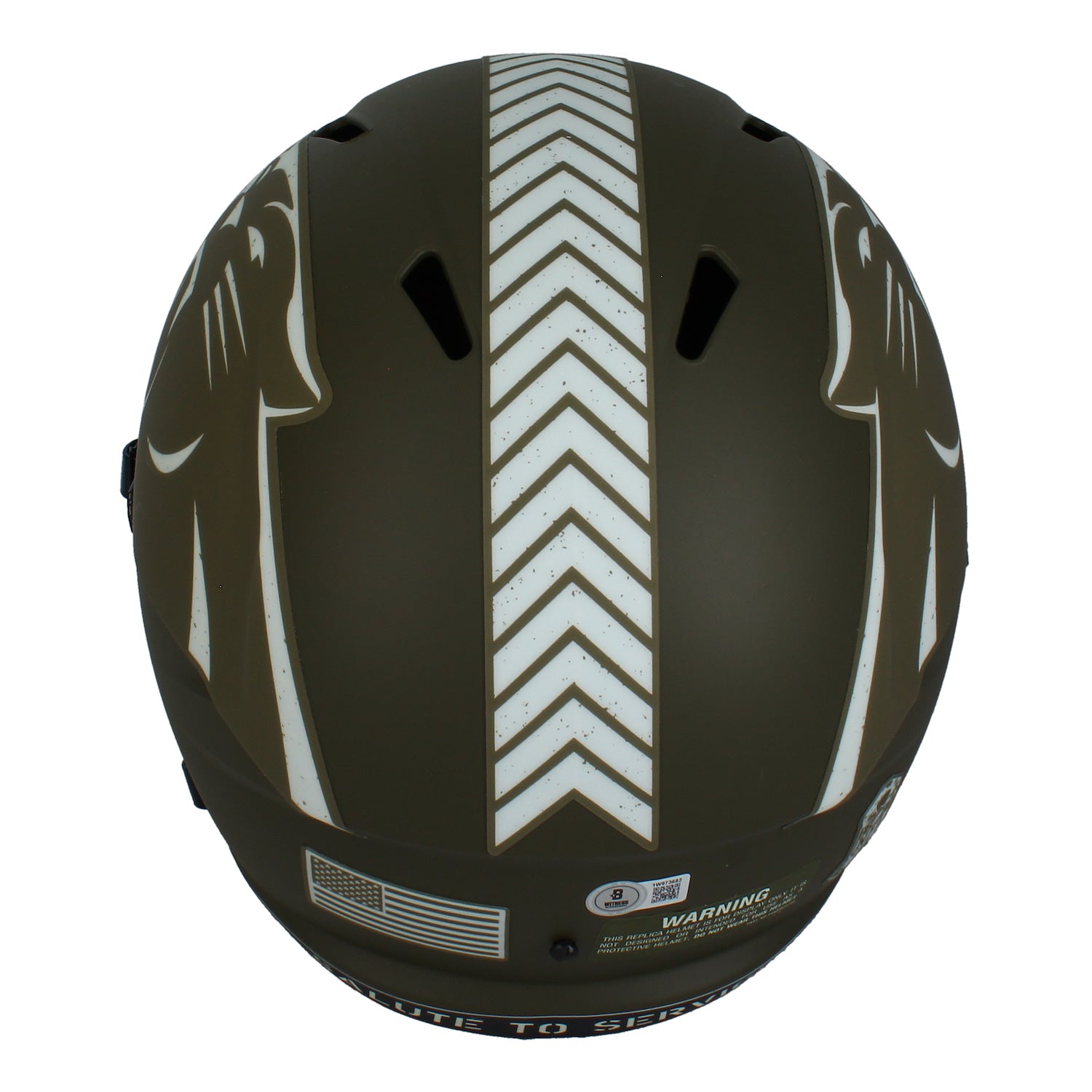 Julius Peppers Autographed Carolina Panthers 2022 STS Full Size Speed Helmet Beckett