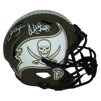 Derrick Brooks / Warren Sapp Autographed Buccaneers STS Full Size Helmet Beckett