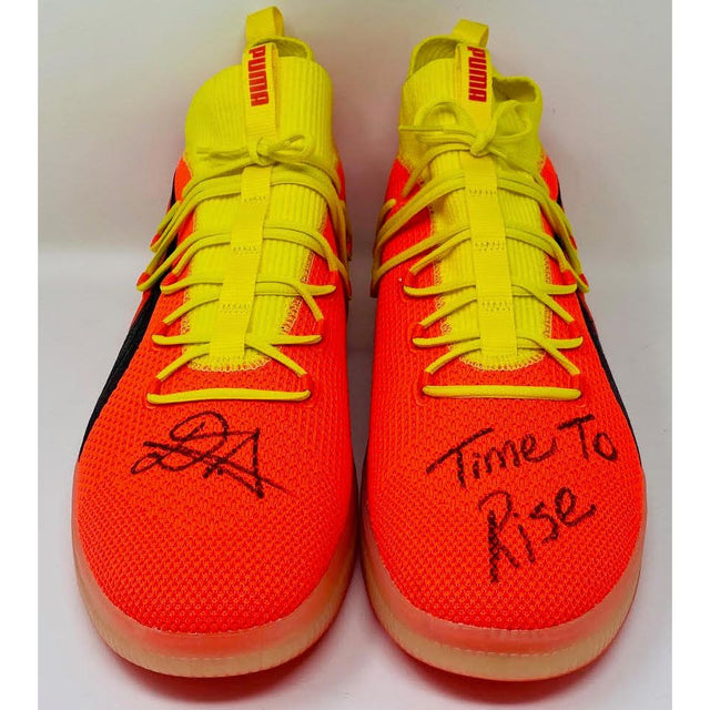 DEANDRE AYTON Autographed Suns Time To Rise Puma Clyde Court Shoes GDL LE 1/22