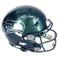Jadarian Price Autographed Seattle Seahawks Green Chrome Rivalries Speedflex Authentic Helmet Beckett