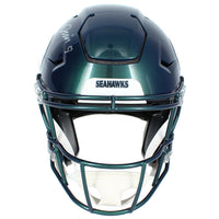 Jadarian Price Autographed Seattle Seahawks Green Chrome Rivalries Speedflex Authentic Helmet Beckett