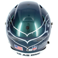 Jadarian Price Autographed Seattle Seahawks Green Chrome Rivalries Speedflex Authentic Helmet Beckett