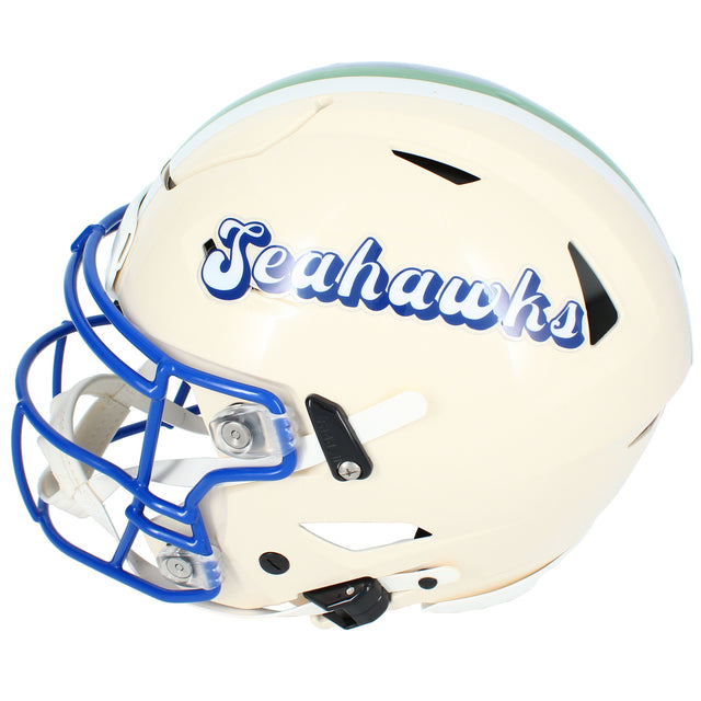 Jadarian Price Autographed Seattle Seahawks Green RETRO Speedflex Authentic Helmet Beckett