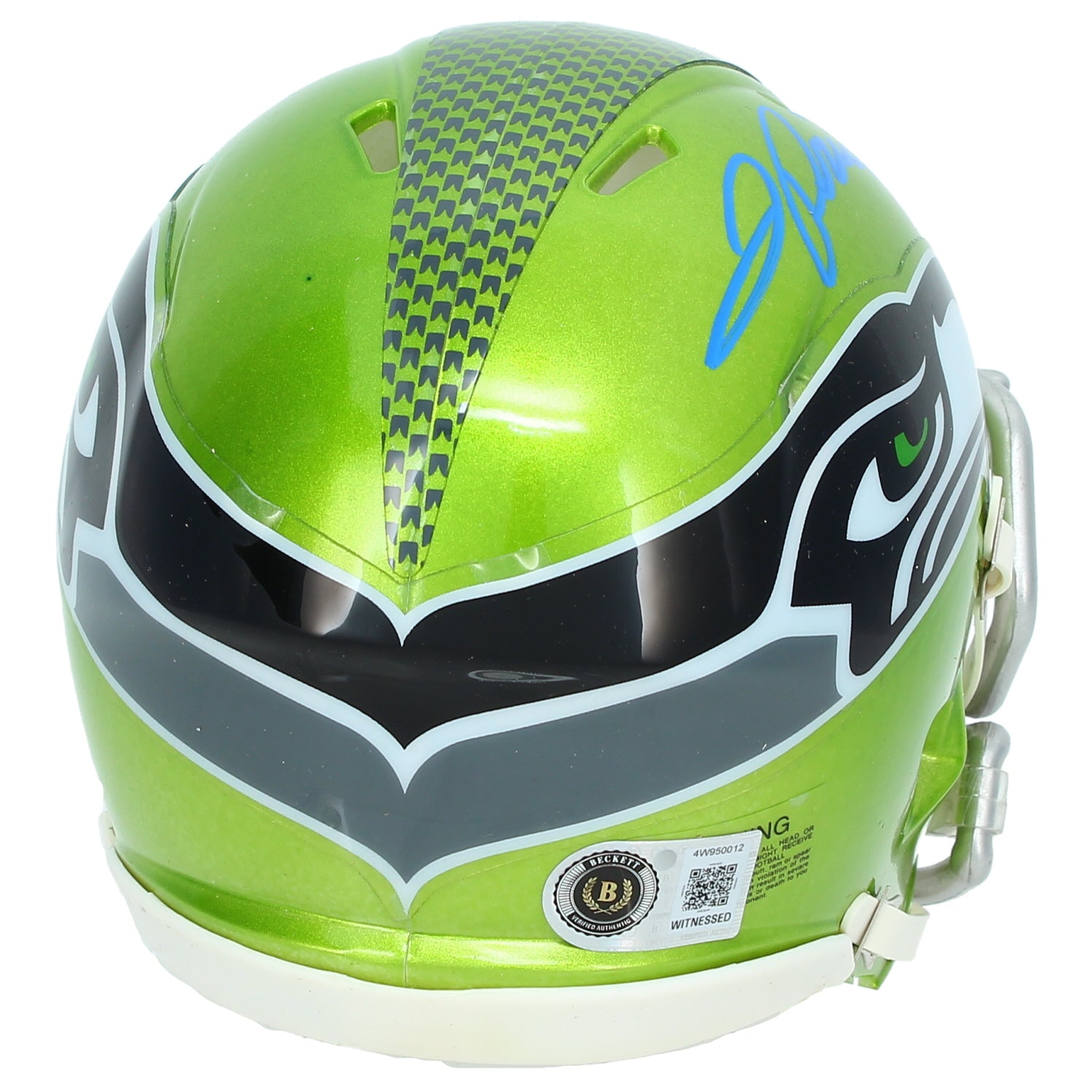 Jadarian Price Autographed Seattle Seahawks Flash Speed Mini Helmet Beckett