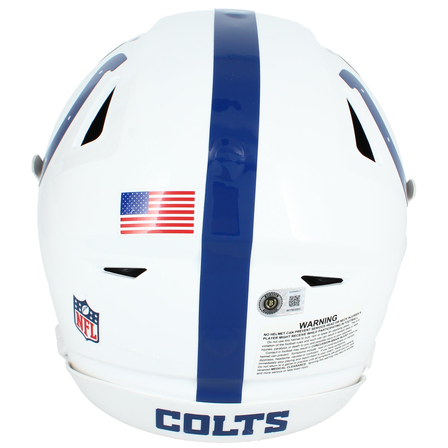 Jonathan Taylor Autographed Indianapolis Colts Speedflex Authentic Helmet Beckett