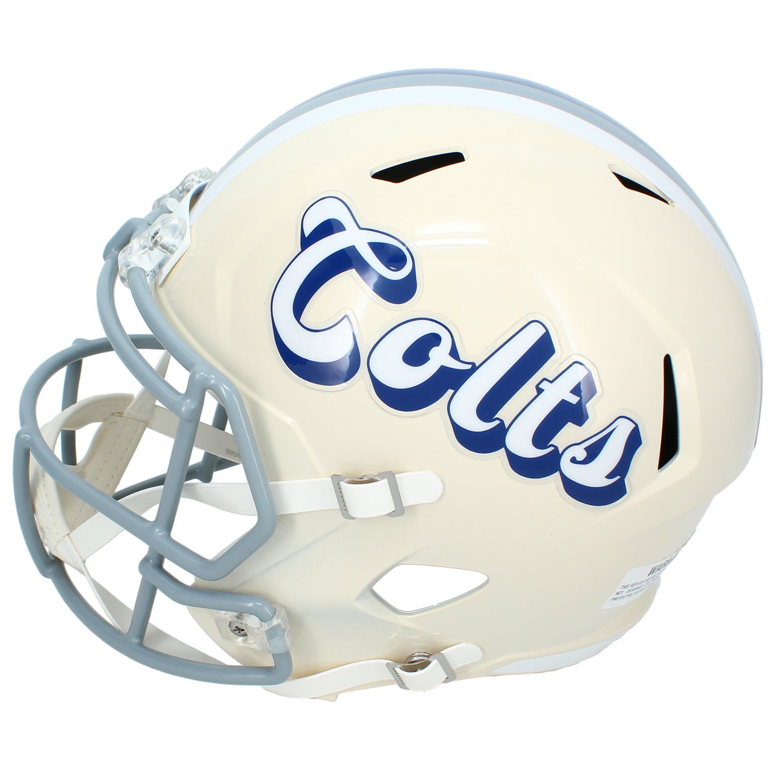 Jonathan Taylor Autographed Indianapolis Colts RETRO Speed Full Size Helmet Beckett