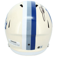 Jonathan Taylor Autographed Indianapolis Colts RETRO Speed Full Size Helmet Beckett