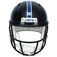 Jonathan Taylor Autographed Indianapolis Colts Black 2023 Alternate Speed Full Size Helmet Beckett