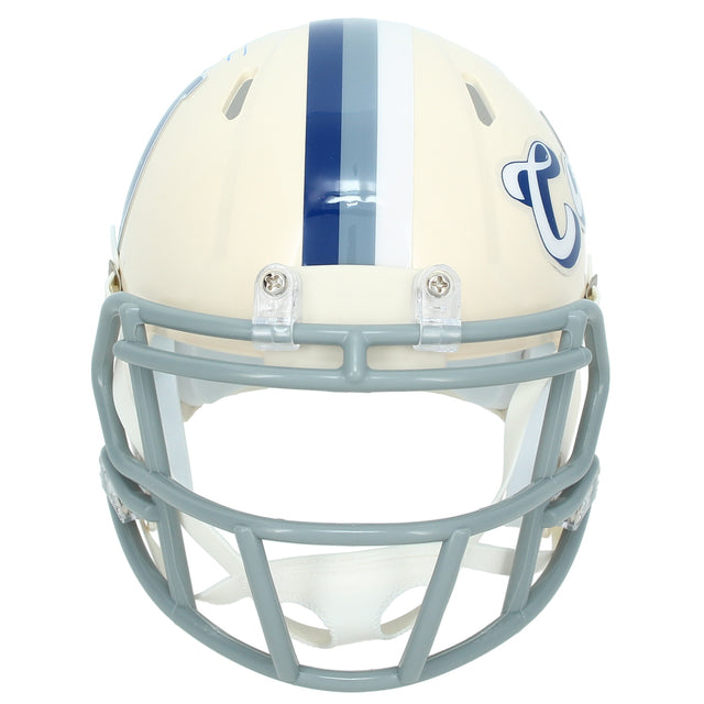 Jonathan Taylor Autographed Indianapolis Colts RETRO Speed Mini Helmet Beckett