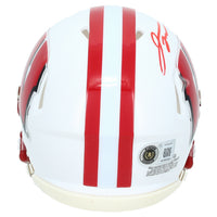 Jonathan Taylor Autographed Wisconsin Badgers Speed Mini Helmet Beckett