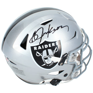 Bo Jackson Autographed Oakland Raiders Speedflex Authentic Helmet JSA Witnessed