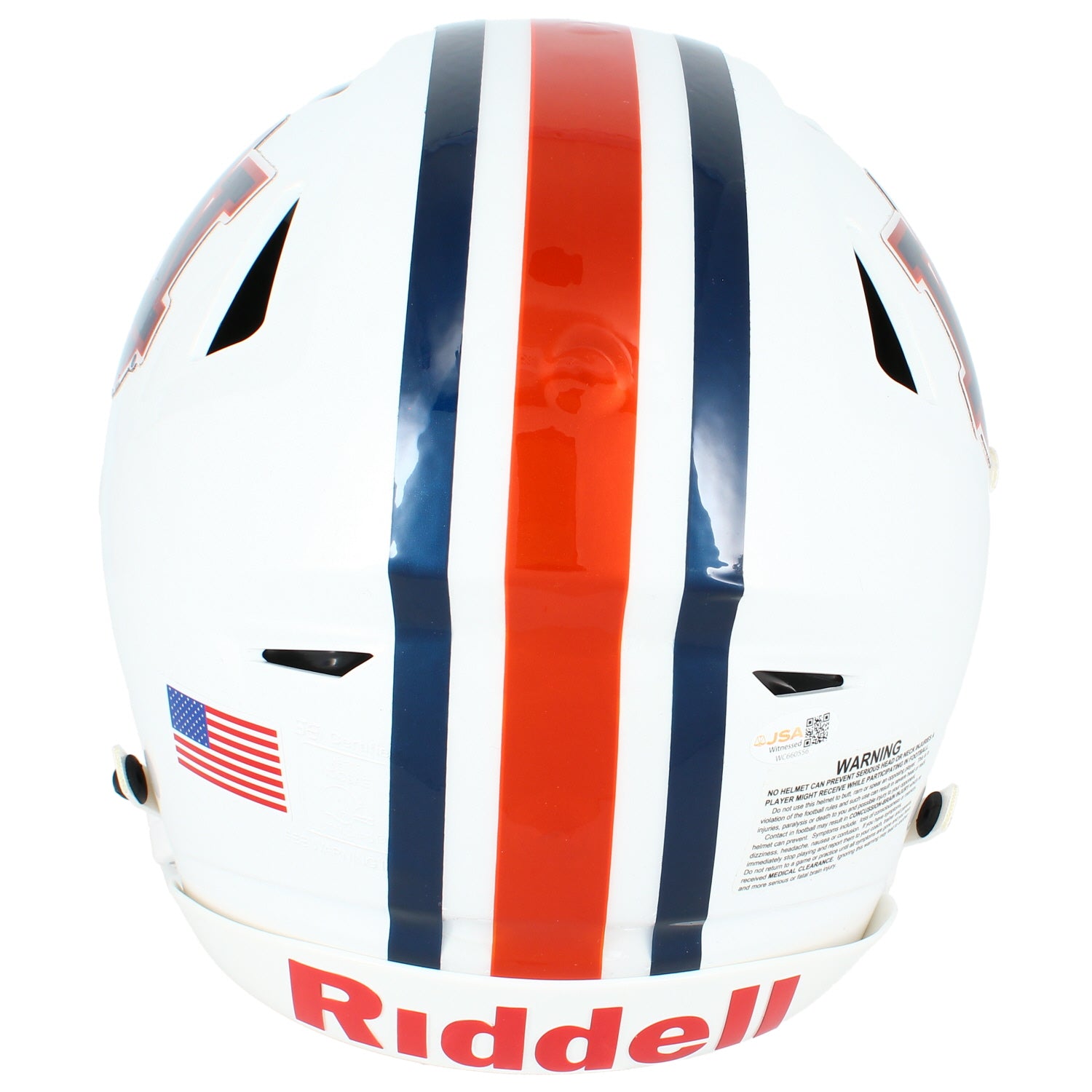 Bo Jackson Autographed Auburn Tigers Speedflex Authentic Helmet JSA Witnessed