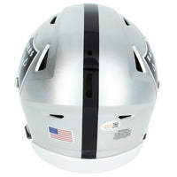 Bo Jackson Autographed Oakland Raiders Midi Speedflex Helmet JSA Witnessed