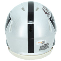 Bo Jackson Autographed Raiders Mini Helmet JSA Witnessed