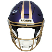 Trey Hendrickson Autographed Baltimore Ravens Purple 2024 Alternate Speedflex Authentic Helmet JSA
