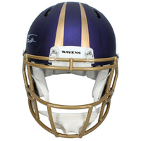 Trey Hendrickson Autographed Baltimore Ravens Purple 2024 Alternate Speed Authentic Helmet JSA