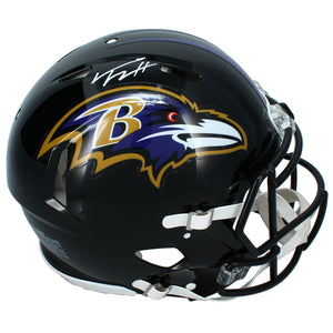 Trey Hendrickson Autographed Baltimore Ravens Speed Authentic Helmet JSA