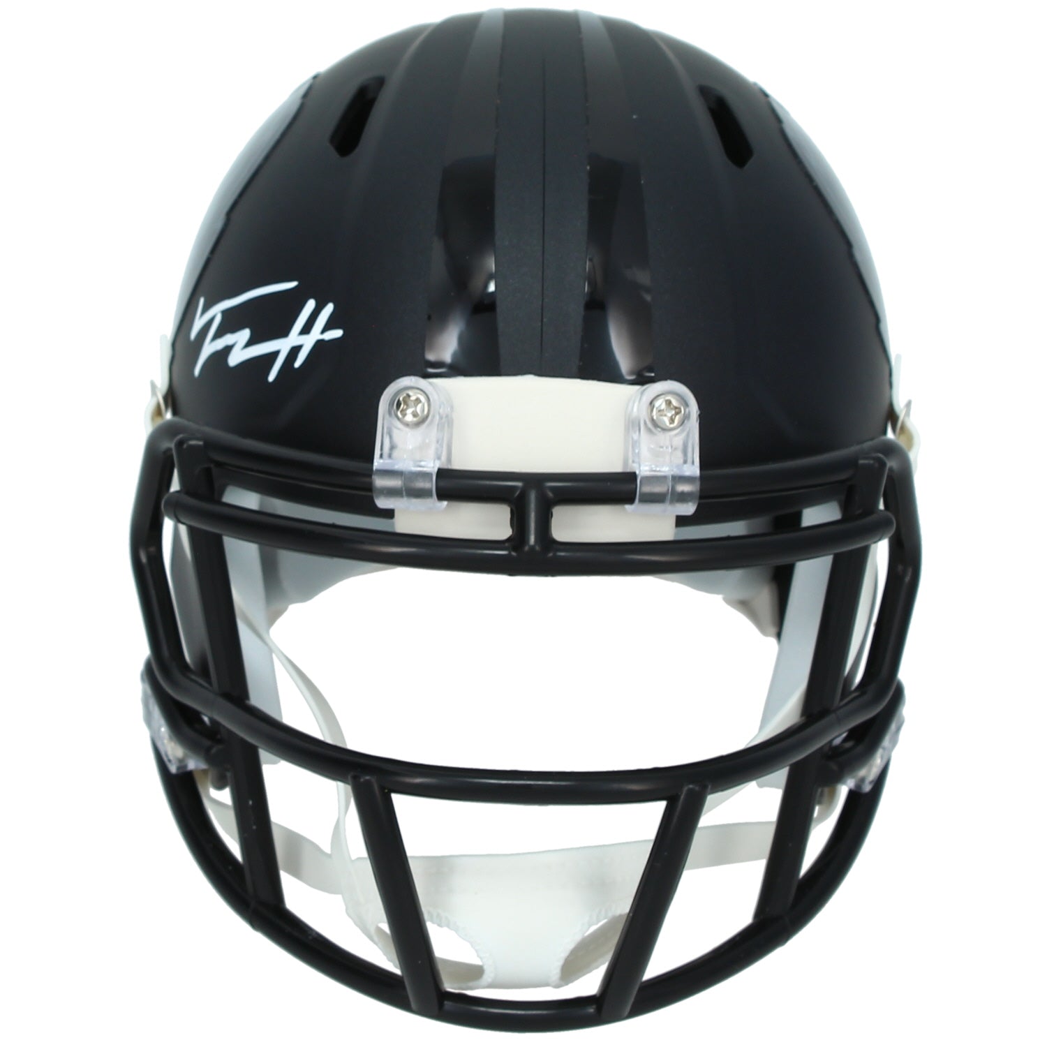 Trey Hendrickson Autographed Baltimore Ravens Black 2026 Alternate Speed Mini Helmet JSA