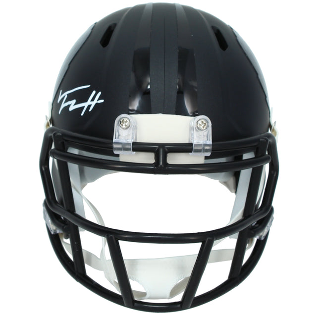 Trey Hendrickson Autographed Baltimore Ravens Black 2026 Alternate Speed Mini Helmet JSA