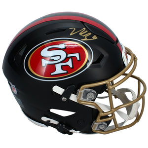 Nick Bosa Autographed San Francisco 49ers Black Rivalries Speedflex Authentic Helmet Beckett