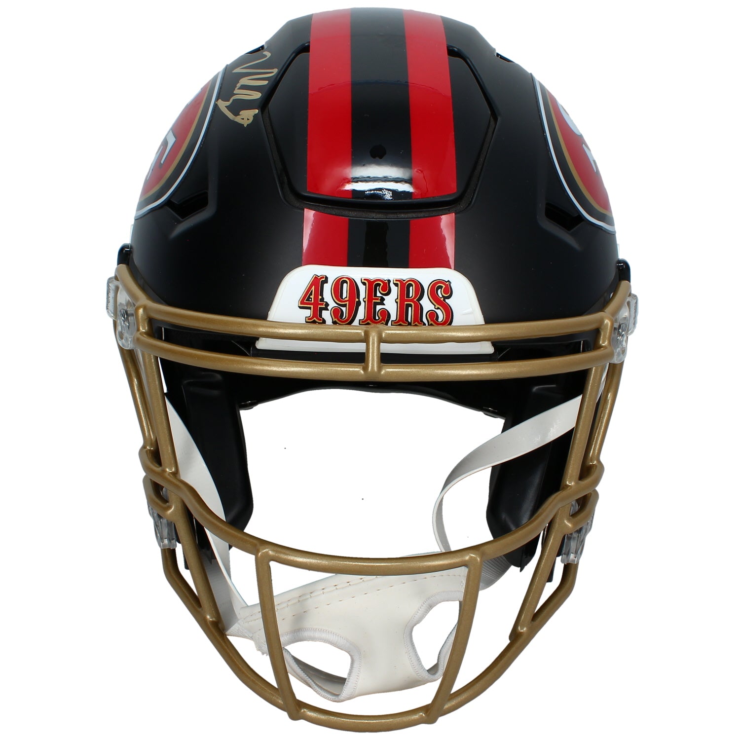 Nick Bosa Autographed San Francisco 49ers Black Rivalries Speedflex Authentic Helmet Beckett