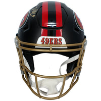 Nick Bosa Autographed San Francisco 49ers Black Rivalries Speedflex Authentic Helmet Beckett