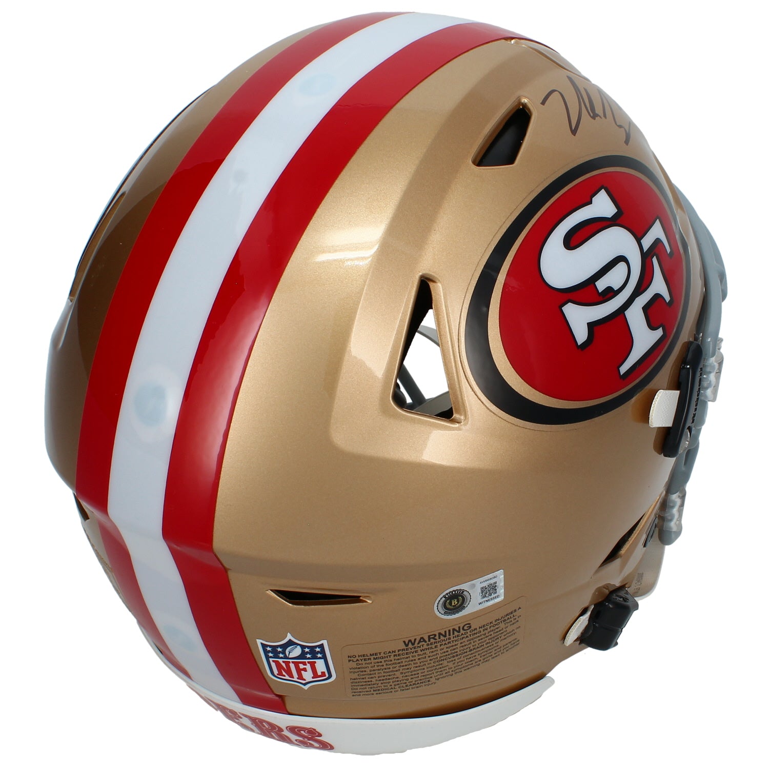 Nick Bosa Autographed San Francisco 49ers Speedflex Authentic Helmet Beckett