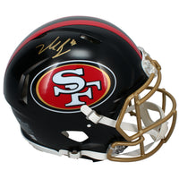 Nick Bosa Autographed San Francisco 49ers Black Rivalries Speed Authentic Helmet Beckett