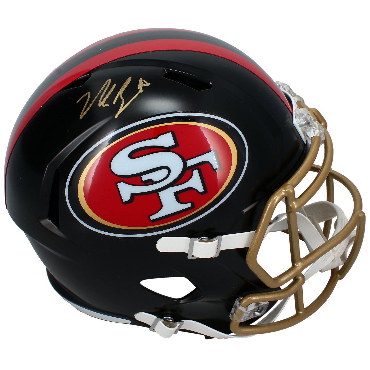 Nick Bosa Autographed San Francisco 49ers Black Rivalries Speed Full Size Helmet Beckett