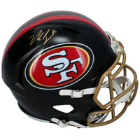 Nick Bosa Autographed San Francisco 49ers Black Rivalries Speed Full Size Helmet Beckett
