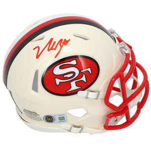 Nick Bosa Autographed San Francisco 49ers RETRO Speed Mini Helmet Beckett