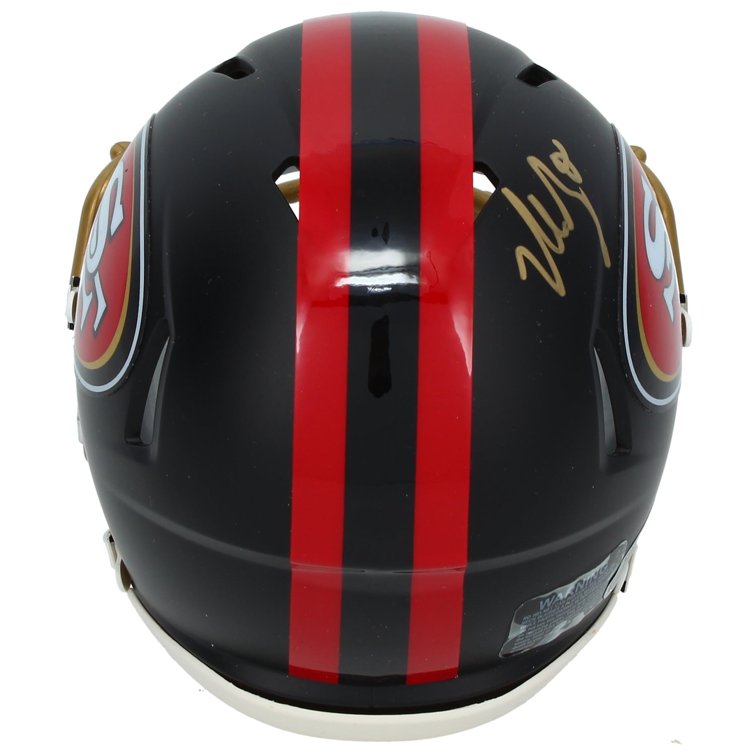 Nick Bosa Autographed San Francisco 49ers Black Rivalries Speed Mini Helmet Beckett