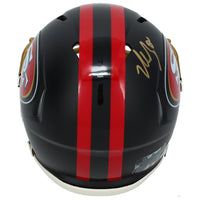 Nick Bosa Autographed San Francisco 49ers Black Rivalries Speed Mini Helmet Beckett