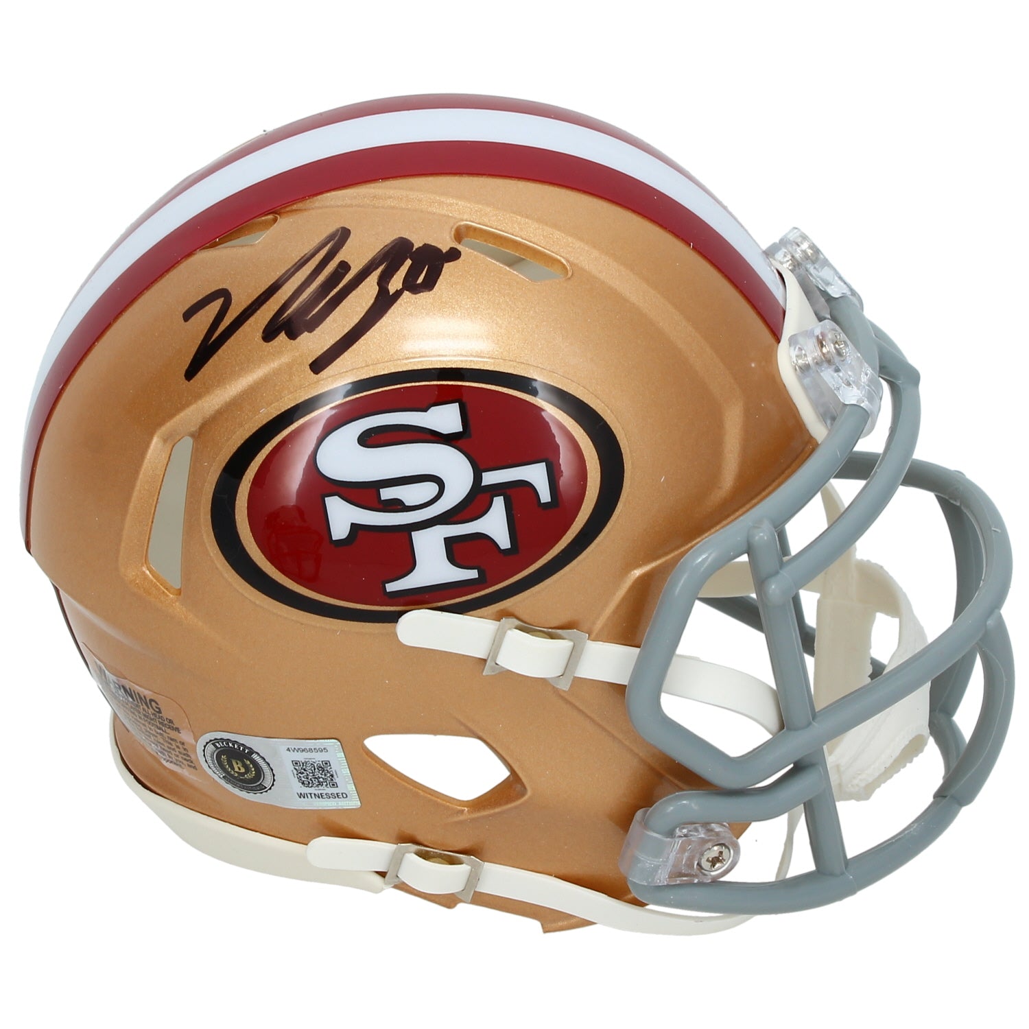 Nick Bosa Autographed San Francisco 49ers Speed Mini Helmet Beckett