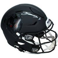 Zay Flowers Autographed Baltimore Ravens Black 2026 Alternate "Darkness" Speedflex Authentic Helmet Beckett