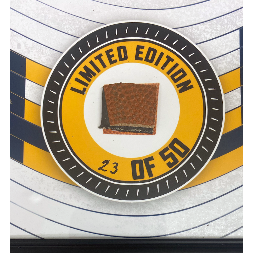 Denver Nuggets 2023 NBA Champs 15" x 17" Game Used Basketball Collage LE 23/50