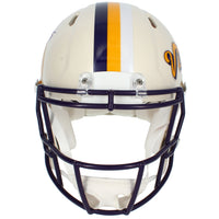 Justin Jefferson Autographed Minnesota Vikings RETRO Speed Authentic Helmet Beckett