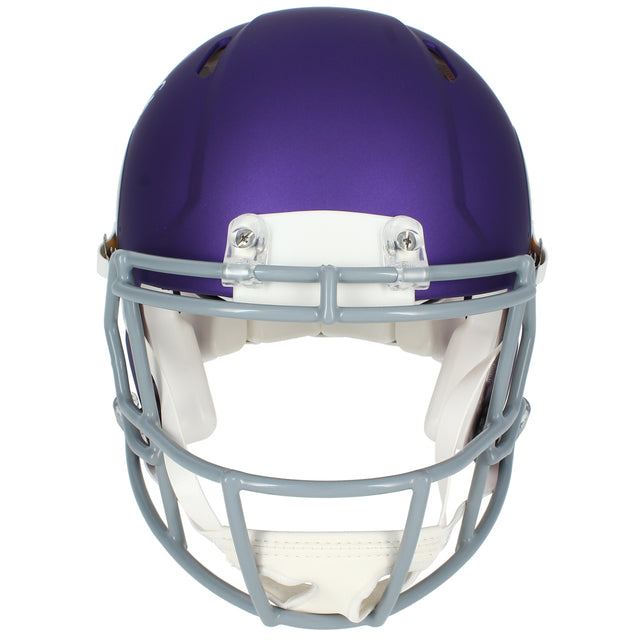 Justin Jefferson Autographed Minnesota Vikings '23 Alt Authentic Helmet Beckett