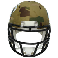 Justin Jefferson Autographed Minnesota Vikings CAMO Speed Mini Helmet Beckett