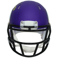 Justin Jefferson Autographed Minnesota Vikings Speed Mini Helmet Beckett
