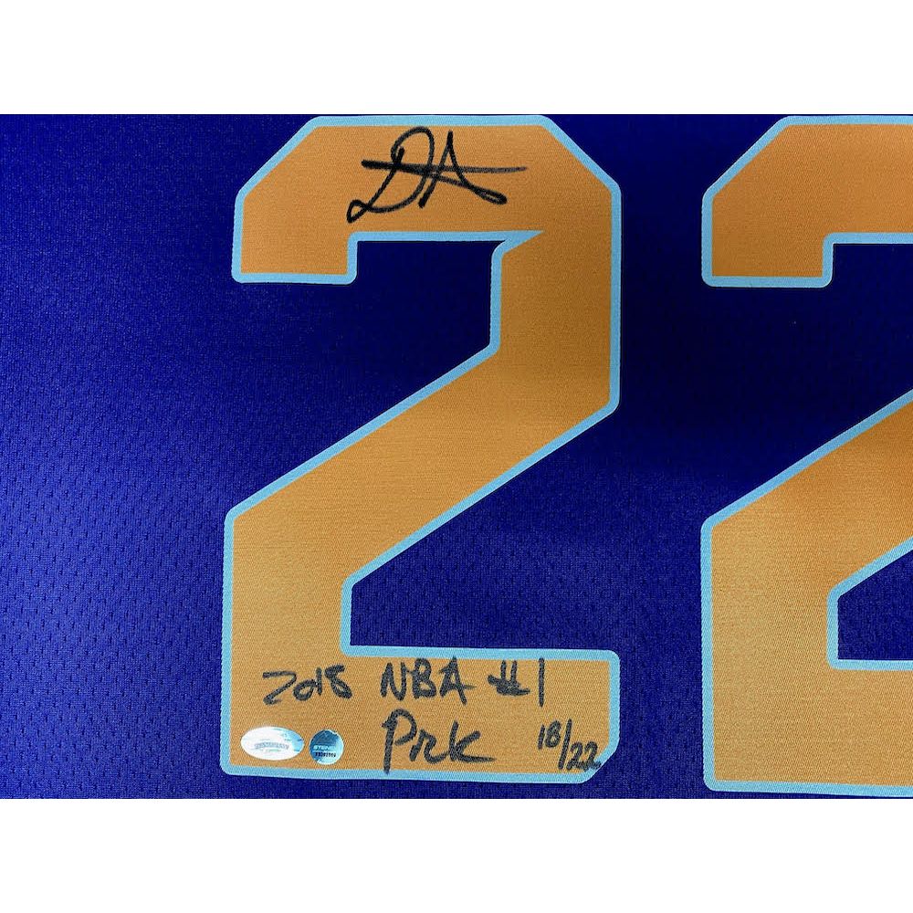 DEANDRE AYTON Autographed Phoenix Suns "2018 NBA #1 Pick" Swingman Jersey GDL LE 18/22