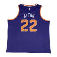 DEANDRE AYTON Autographed Phoenix Suns "2018 NBA #1 Pick" Swingman Jersey GDL LE 18/22