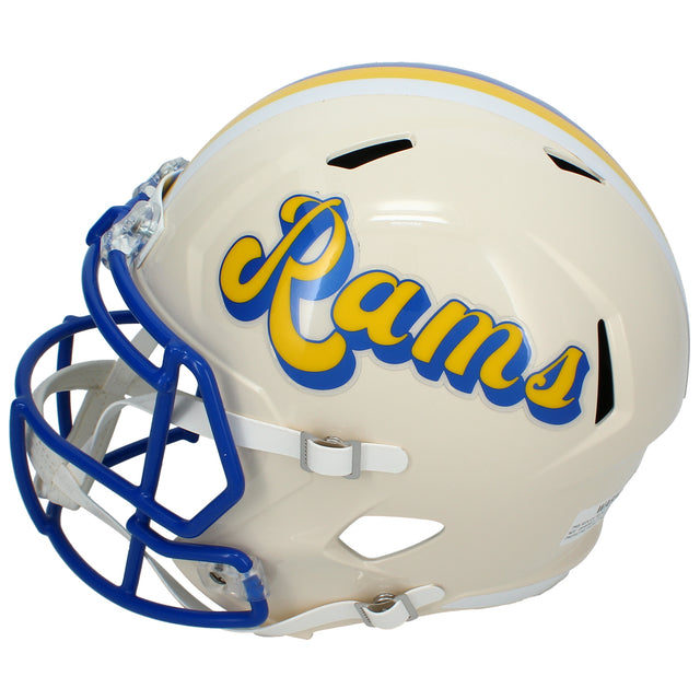 Matthew Stafford Autographed Los Angeles Rams RETRO Full Size Helmet Beckett