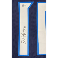 DeAndre Hopkins of the Tennessee Titans Autographed Navy Blue Custom #10 Jersey Beckett