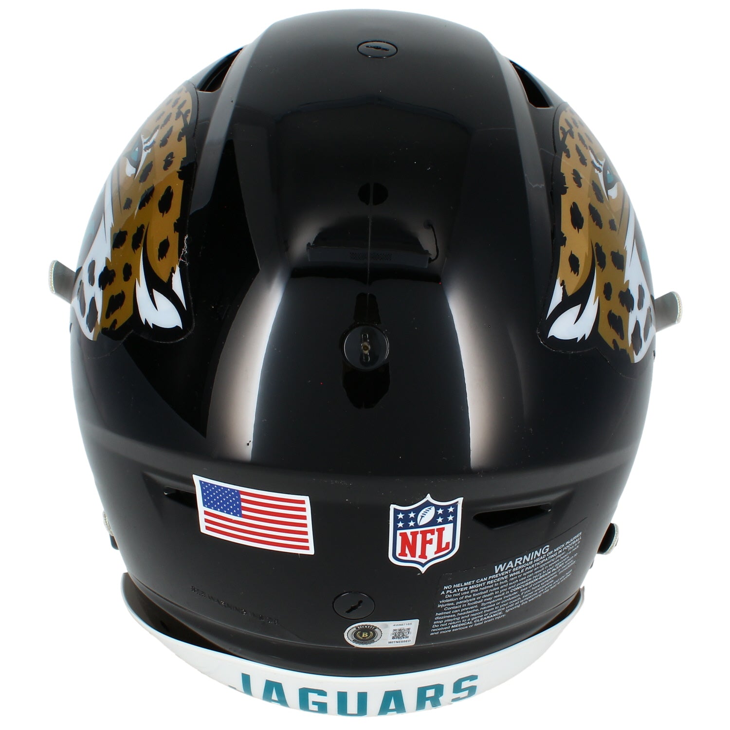 Travis Hunter Autographed Jaguars SpeedFlex Authentic Helmet Beckett